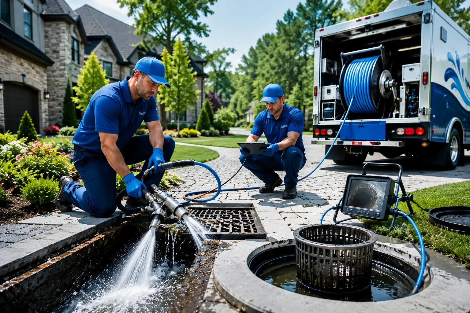 Local outdoor drain cleaning professionals in Roxbury, KS