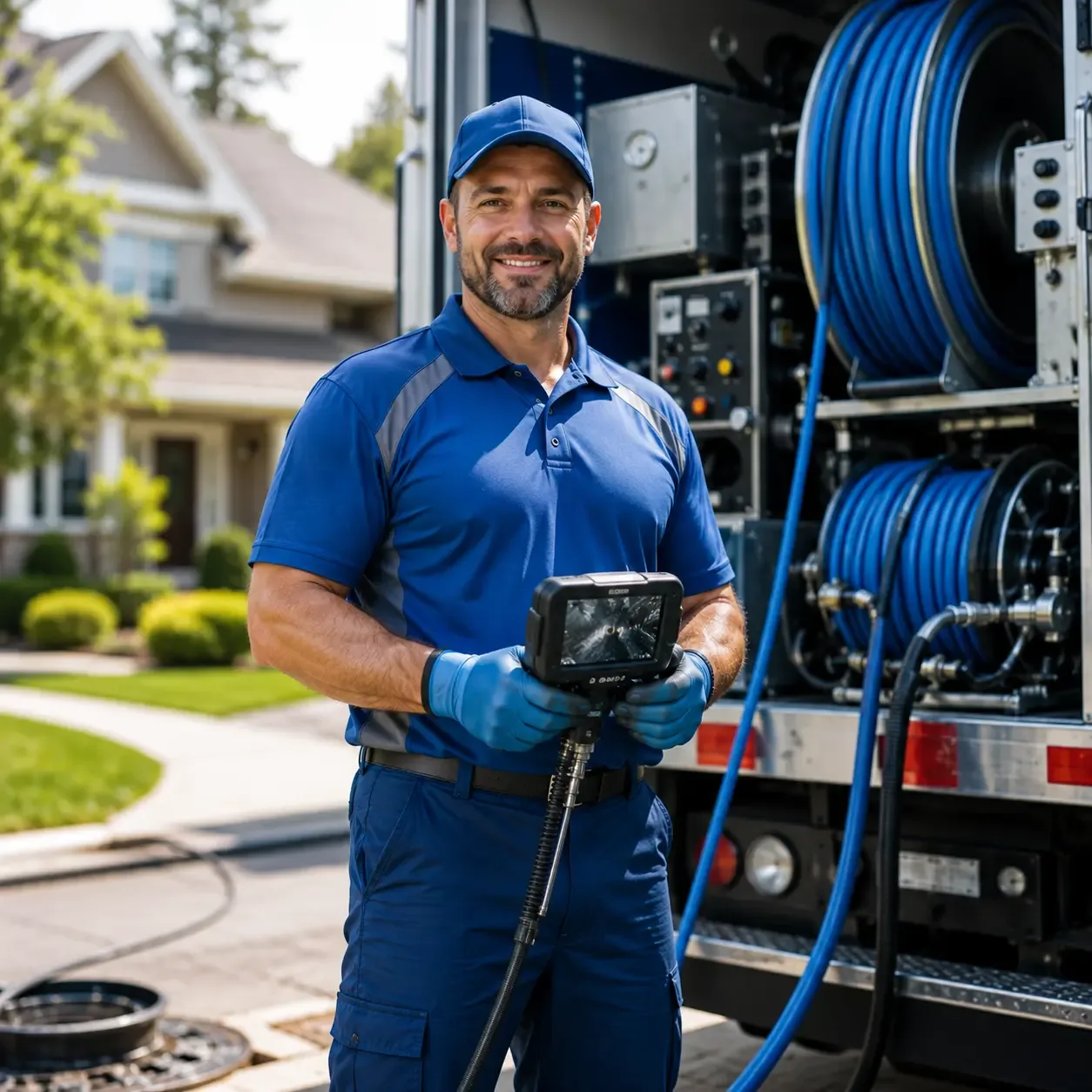 Local outdoor drain cleaning specialists in Roxbury, KS